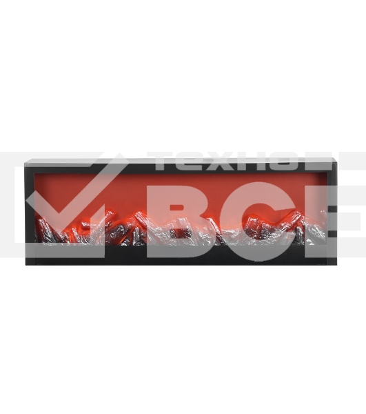 Светодиодный камин 'Хайтек' с эффектом живого огня 60х10х20 см, батарейки 3хС (не в комплекте) или от USB (в комплекте)