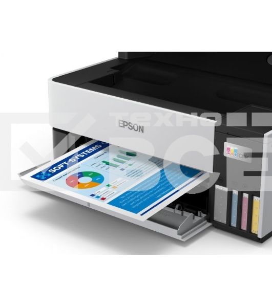 МФУ струйный Epson L6490 (C11CJ88405), A4, цветной, печ. до 17 стр/мин. (ч/б) до 9.5 стр/мин. (цвет), 1200 x 4800 dpi (печать) 1200x2400dpi (скан.), USB, RJ-45, Wi-Fi