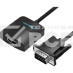 Мультимедиа конвертер Vention VGA + аудио > HDMI, гибкий, черный, фото3