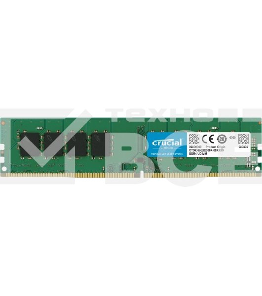 Оперативная память Crucial, DDR4, 32GB (1x32GB), 3200 MHz, CL22, DIMM
