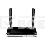 Роутер Wireless N300 LTE Router with 1 USIM/SIM Slot, 1 10/100Base-TX WAN port, 4 10/100Base-TX LAN ports. 802.11b/g/n compatible, 802.11n up to 300Mbps,1 10/100Base-TX WAN port, 4 10/100Base-TX LAN ports, NAT, DHCP server/relay, фото 1