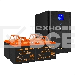 Комплект Источник бесперебойного питания EX295990RUS + батарея 75Aч EX285653RUS 4шт ExeGate SineTower SZ-3000.LCD.AVR.3SH.1C13.RJ.USB + батарея ExeGate HRL 12-75 (12В, 75Ач) 4шт, фото2