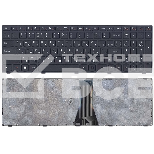 Клавиатура для ноутбука Lenovo IdeaPad G50-70 G50-30 черная с черной рамкой
