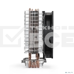 Кулер для процессора ExeGate Wizard EXX400V2-PWM.FRGB серебристый, 120 мм, алюминий/медь, 2400 об/мин, 24 дБ, 4 pin, 140 Вт, 155 мм, фото11