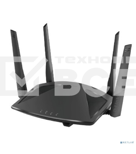 Маршрутизатор D-Link DIR-X1860/RU/R1A Wi-Fi 6 AX1800, 1000Base-T WAN, 3x1000Base-T LAN