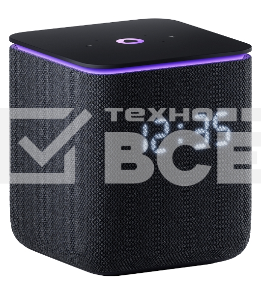Умная колонка Яндекс Станция Миди, ZigBee, 24Вт, с голосовым ассистентом Алиса на YaGPT, черный