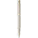 Ручка роллер Parker IM Monochrome T328 (2172955) Champagne PVD F черн. черн. подар.кор., фото4