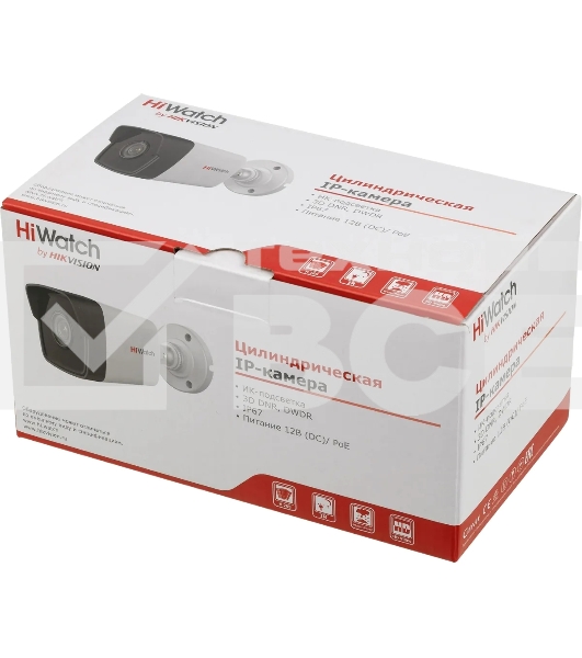 Камера IP 2Мп уличная цилиндрическая, EXIR ИК 30м, 1/2.9 CMOS, 1920х1080@25к/с, объектив 2.8мм, угол 104, мех ИК-фильтр; 0.01Лк@F2.0, H.265/H.265+/H.264/H.264+/MJPEG ROI, коридорный режим, DWDR, 3D DNR, BLC, Smart ИК, обнаружение движения 2.0, IP67, -40..
