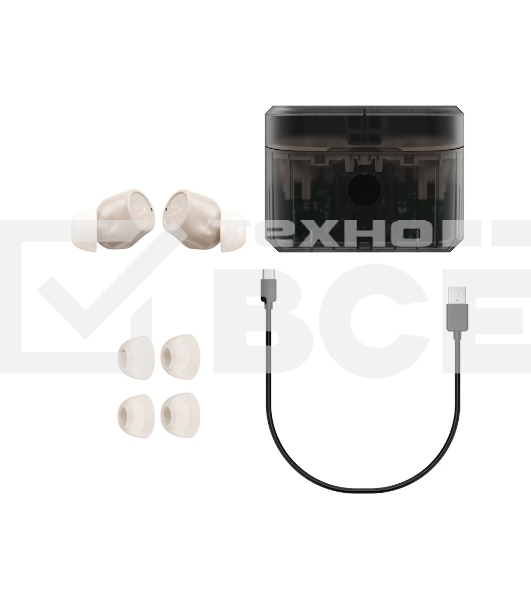 Наушники беспроводные  HyperX Cirro Buds Pro Tan