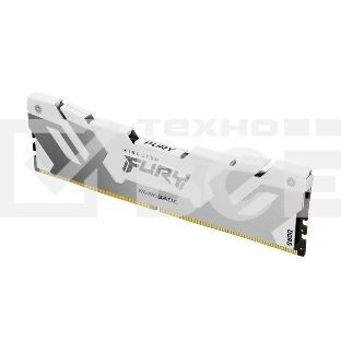 Оперативная память Kingston Fury Renegade, DDR5, 16GB (1x16 GB), 6400 MHz, CL32, DIMM, радиатор, белый