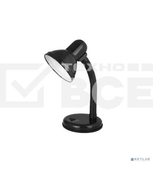 Светильник UF-301 С02 настол. 230В 60Вт черный Ultraflash 12356