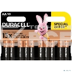 Батарейки Duracell LR6-10BL BASIC (6/60/16800) (10 в уп-ке шт.), фото 1