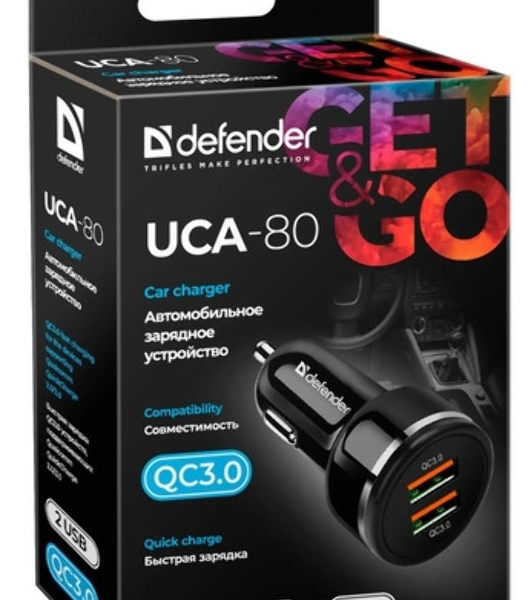 Зарядное устройство для авто Defender UCA-81 36W 2XUSB