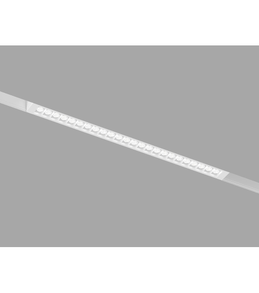 Трековый линейный светильник Ambrella light GL8080 WH белый IP20 18W 3000-6000K 220V 24° 410*25*41