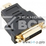 Переходник HDMI/DVI-D 19M/25F VCOM позолоченные контакты, VAD7819, фото2