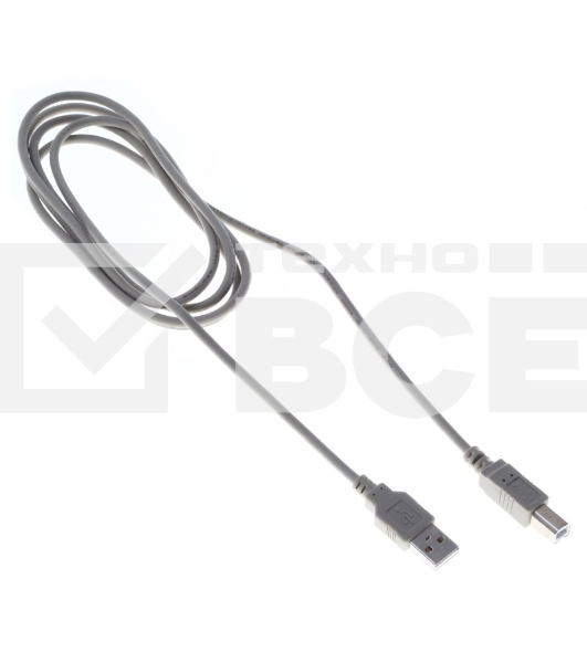 Кабель Buro BHP RET USB_BM18 USB A(m) USB B(m) 1.8м серый блистер