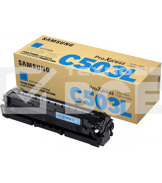 Картридж лазерный Samsung CLT-C503l SU016A голубой для Samsung C3010/C3060 (5000стр.)