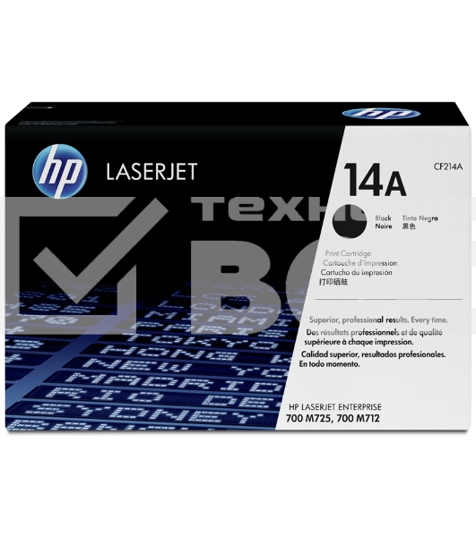 Картридж лазерный HP CF214A черный LaserJet 700 MFP M712 (10 000стр.)