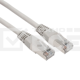 Rexant Пaтч-корд F/UTP, категория 6, RJ45-RJ45, экранированный, PVC серый, 2м