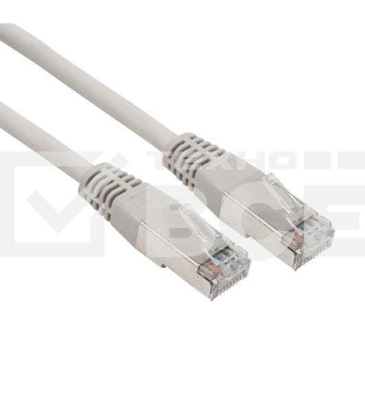 Rexant Пaтч-корд F/UTP, категория 6, RJ45-RJ45, экранированный, PVC серый, 2м