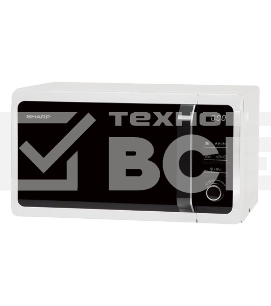 Микроволновая печь Sharp R2852RW  20 л, 800 Вт, эмаль, белый