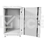 Шкаф коммутационный ЦМО ШТК-М-18.6.6-1ААА-9005 18U 600x600мм пер.дв.стекл задн.дв.стал.лист 2 бок.пан. направл.под закл.гайки 270кг черный, фото2