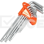 Набор ключей PATRIOT SKТ-9L, TORX, длинные, T10-T50, CRV, 9 шт, фото 1