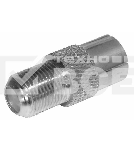 Переходник гнездо F-гнездо TV Rexant