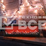 Светодиодный камин 'Хайтек' с эффектом живого огня 60х10х20 см, батарейки 3хС (не в комплекте) или от USB (в комплекте), фото2