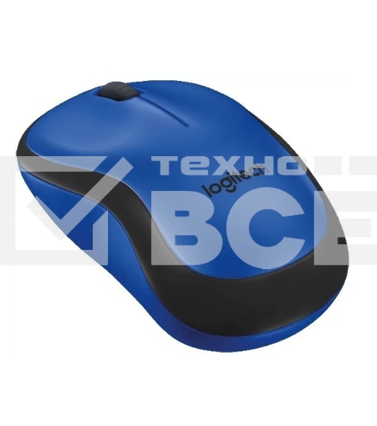 Мышь беспроводная Logitech M220 SILENT синий, 1000 dpi, радиоканал, USB, кнопки - 3