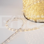 Дюралайт LED, постоянное свечение (2W) – теплый белый, 36 LED/м, бухта 100 м, фото3