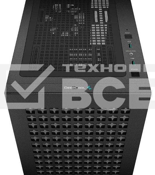 Компьютерный корпус Deepcool CH370 черный без БП mATX 1x120mm 1xUSB2.0 1xUSB3.0 audio bott PSU