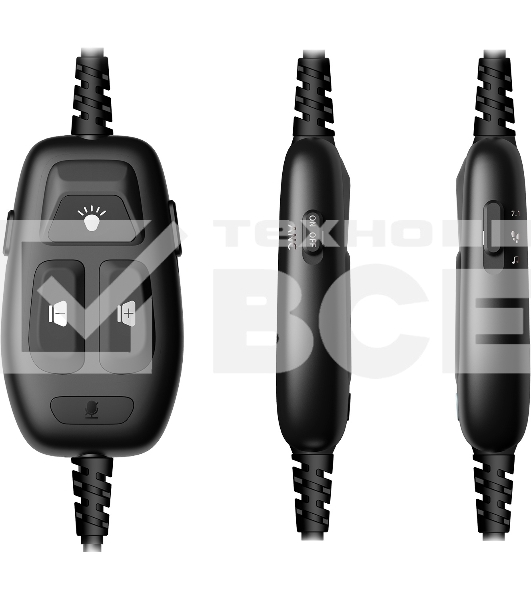 Наушники с микрофоном A4Tech Bloody MC750 серый 2.3м мониторные USB оголовье (MC750 GREY)