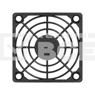 Решетка для вентилятора 60x60 ExeGate EG-060PSB (60x60 мм, пластиковая, квадратная, черная)