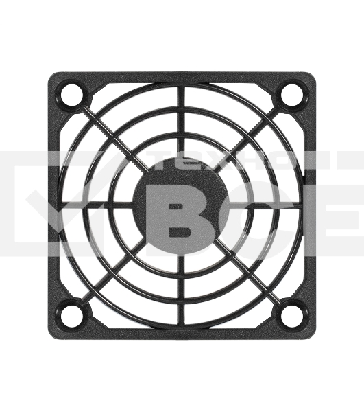 Решетка для вентилятора 60x60 ExeGate EG-060PSB (60x60 мм, пластиковая, квадратная, черная)