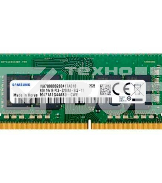 Оперативная память Samsung, DDR4, 8GB (1x8GB), 3200 MHz, CL22, без радиатора, SO-DIMM