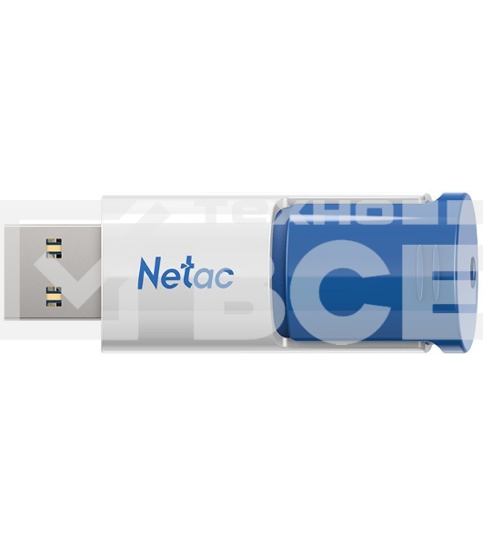 Флеш диск Netac 512Gb U182 NT03U182N-512G-30BL USB3.0 синий/белый