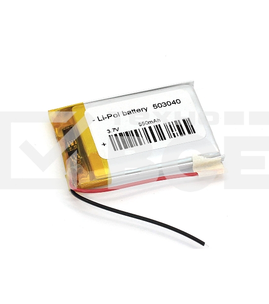 Аккумулятор Li-Pol (батарея) 5*30*40мм 2pin 3.7V/550mAh