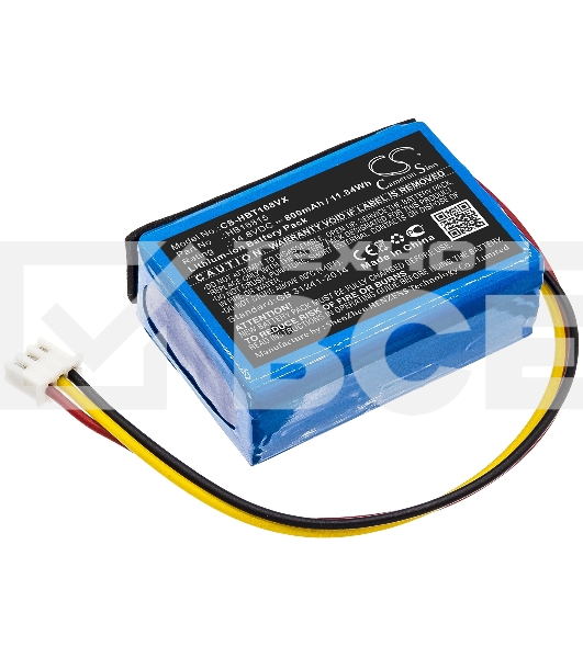 Аккумулятор CS-HBT168VX для пылесоса HOBOT 168, 188, 198, 268, 288 14.8V 800mAh / 11.84Wh