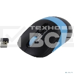 Мышь беспроводная A4Tech Fstyler FG10 черный/синий, 2000 dpi, радиоканал, USB, кнопки - 4, фото2