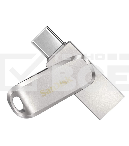 Флешка USB 64GB SanDisk Ultra Dual Drive Luxe, USB 3.1 - USB Type-C