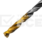 Сверло спиральное по металлу 4,2 x 75мм, Р6М5, Golden Tip, многогранная заточка Denzel, фото2