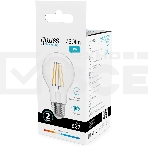 Лампа филам. Gauss Filament 9Вт цок.:E27 груша св.свеч.бел.нейт. (упак.:10шт) (22229), фото3