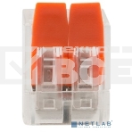 Универсальная компактная клемма Rexant 2-проводная до 4,0 мм² (50 шт./уп.), фото6