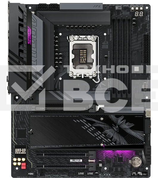 Материнская плата Gigabyte Z890 AORUS ELITE, LGA 1851, Intel Z890, 4xDDR5, 4xSATA, 4xM.2, 1xPCI-E 5.0 x16, 2xPCI-E 4.0 x4, 1xDP, 1xUSB-C (видео), 1x 2.5Gb LAN, 4xUSB-A 2.0, 3xUSB-A 3.2 Gen 1, 2xUSB-A 3.2 Gen 2, 1xThunderbolt 4, 2x3.5 мм, TOSLINK (S/PDIF),