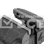 Тиски слесарные BVH-100, 100 мм, поворотные, стальная направляющая, с наковальней Denzel, фото27