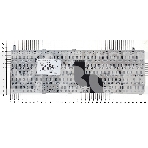 Клавиатура для ноутбука DNS 0124002 черная без рамки, фото 1