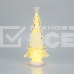 Фигура на подставке Neon-night Елочка со звездой, 37см, теплый белый, фото 1