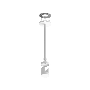 Крепеж накладной A9226 WH белый D20*200mm