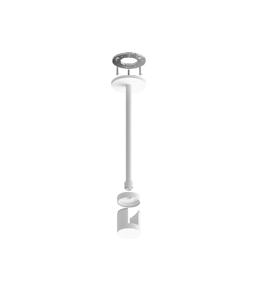 Крепеж накладной A9226 WH белый D20*200mm